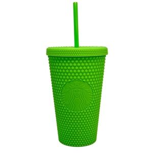 Starbucks Neon Green Studded Tumbler